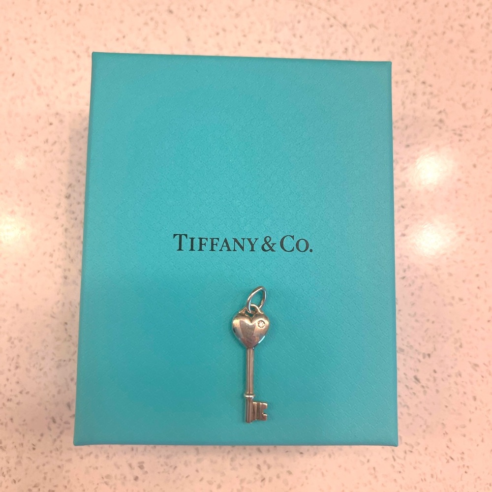 Tiffany & Co small key with diamond